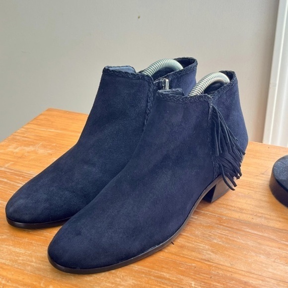 Sam Edelman Paige Suede Fringe Bootie - Picture 2 of 15